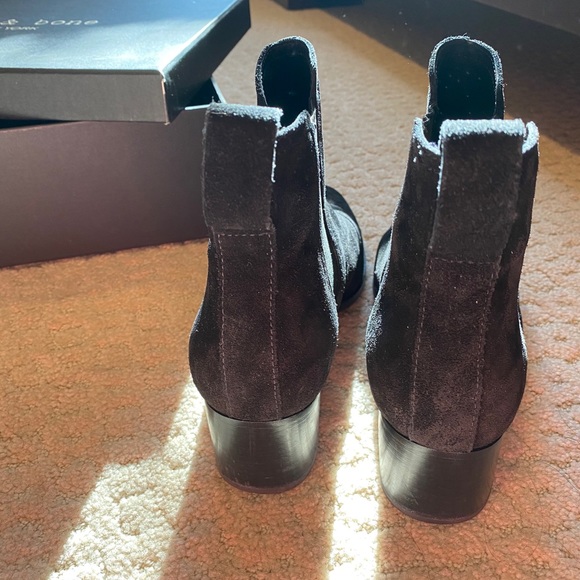 Rag & Bone black suede Walker booties - Picture 5 of 11